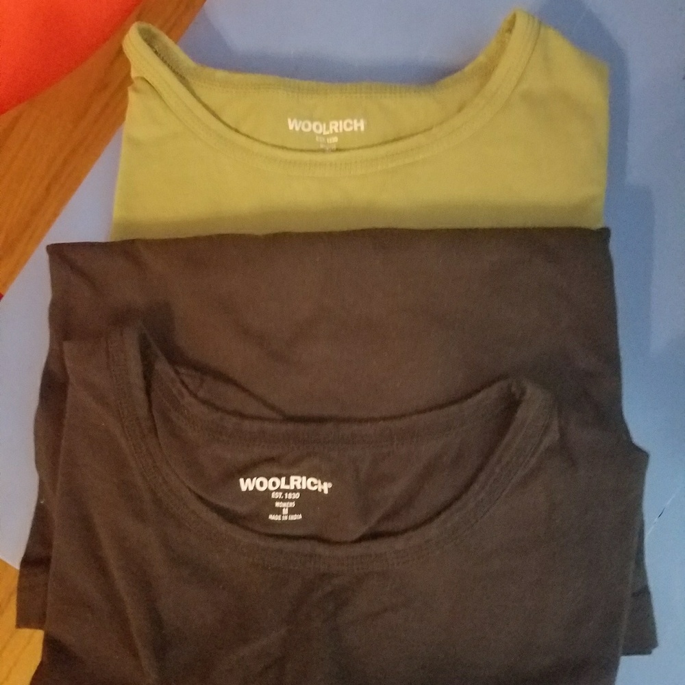 Woolrich cotton long sleeve t shirts